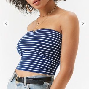 F21 Striped Tube Top